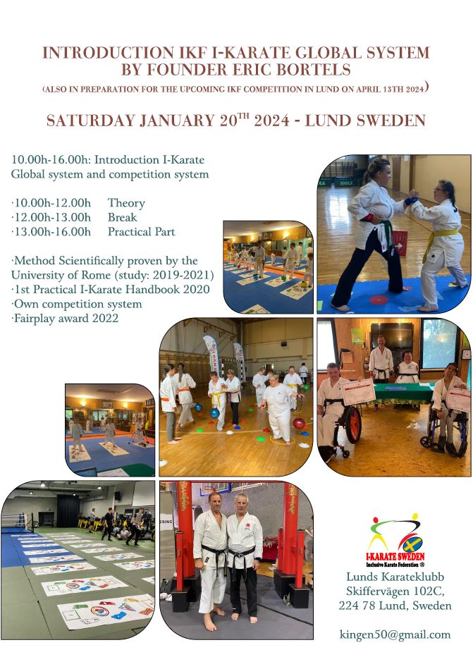An introduction of the I-Karate Global system, theory and practice of the methodology.