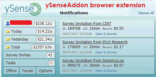 How to create account in clixsense or ysense