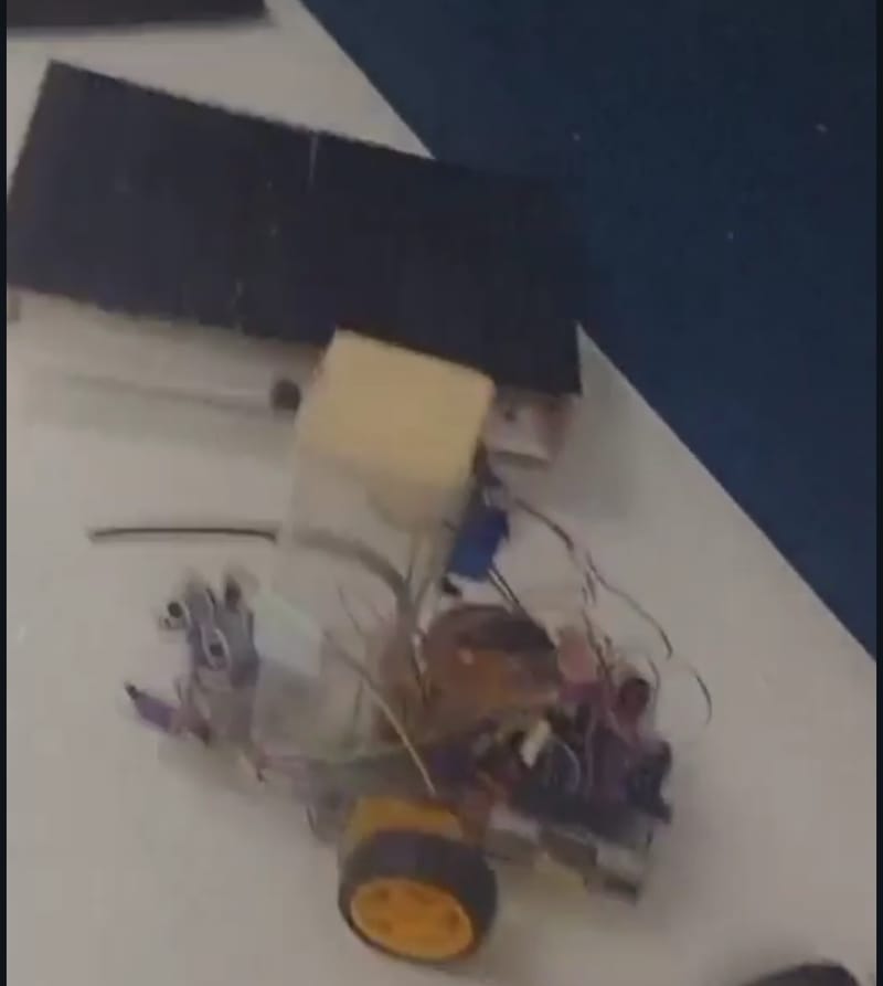 Solar-powered Fire Fighter Robot