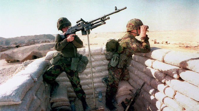 Gulf War British troops during the Gulf War, 1991
