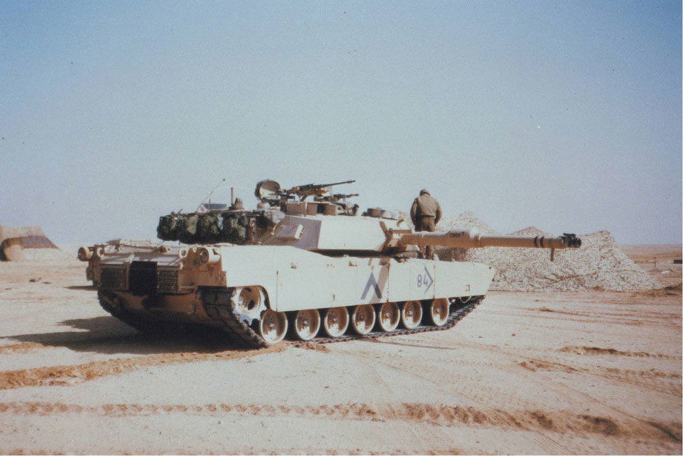 Gulf War M1 Abrams main battle tank, 1991