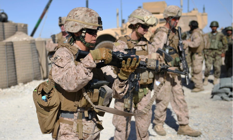 First Female Marines Take Combat Leadership Afghanistan
