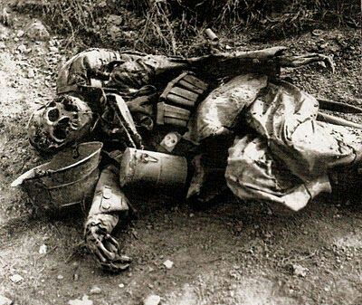 World War 1 Decomposed German soldier