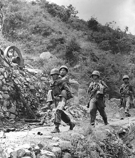Korean War soldier wounded in action
