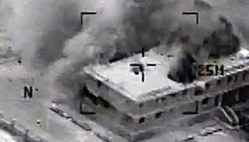 Isis War US-Led Coalition Bombs ISIS By Iraqi-Syria Border