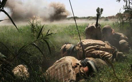 Afghan War Duck and cover