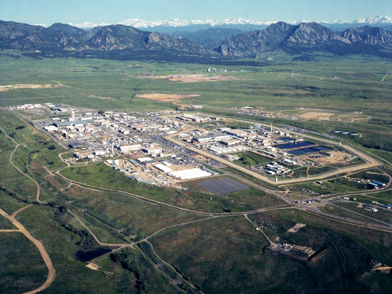 Rocky Flats Plant radioactive contamination Colorado