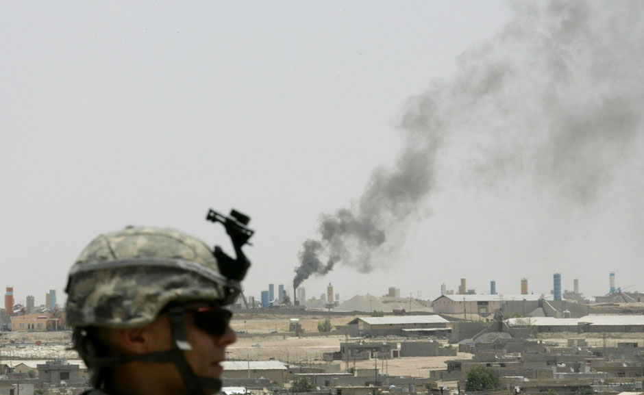Iraq War June 25, 2008 Mosul, Iraq U.S. troops searching for IEDs. These searches were made house by house