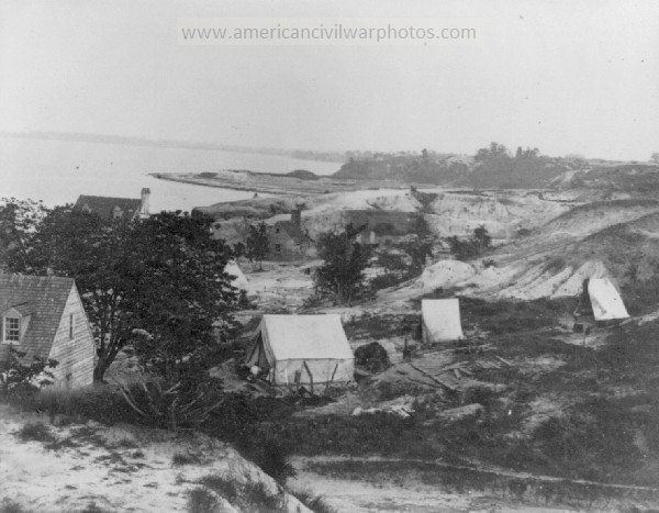 Civil War Seige of Yorktown, Virginia, Confederate water batteries