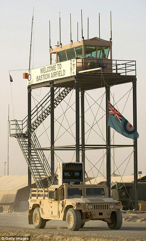 Afghanistan War 2010 - became a thousands-strong, westernised tent city in the desert