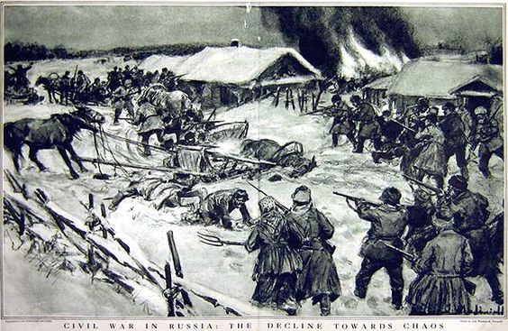 Typical Russian Civil War scene