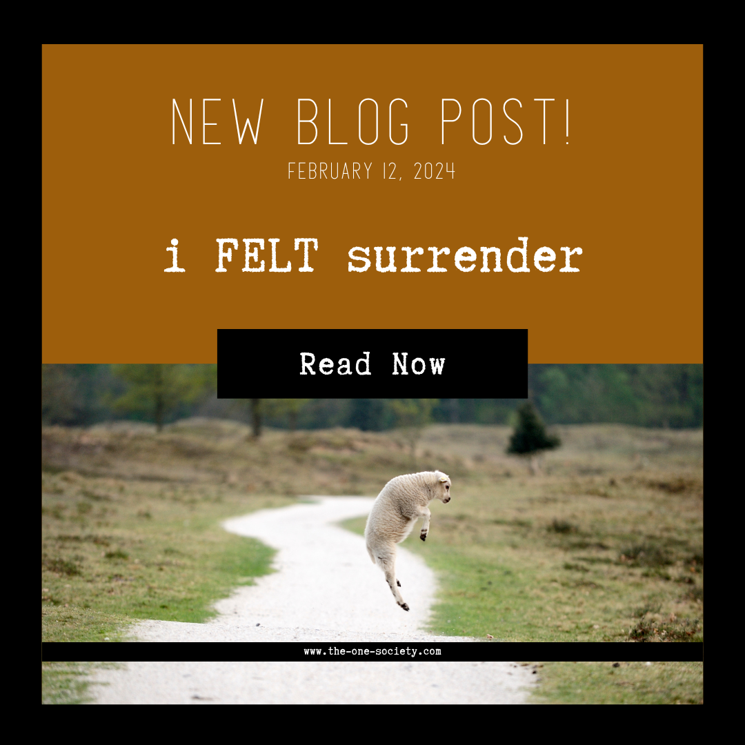 I FELT Surrender