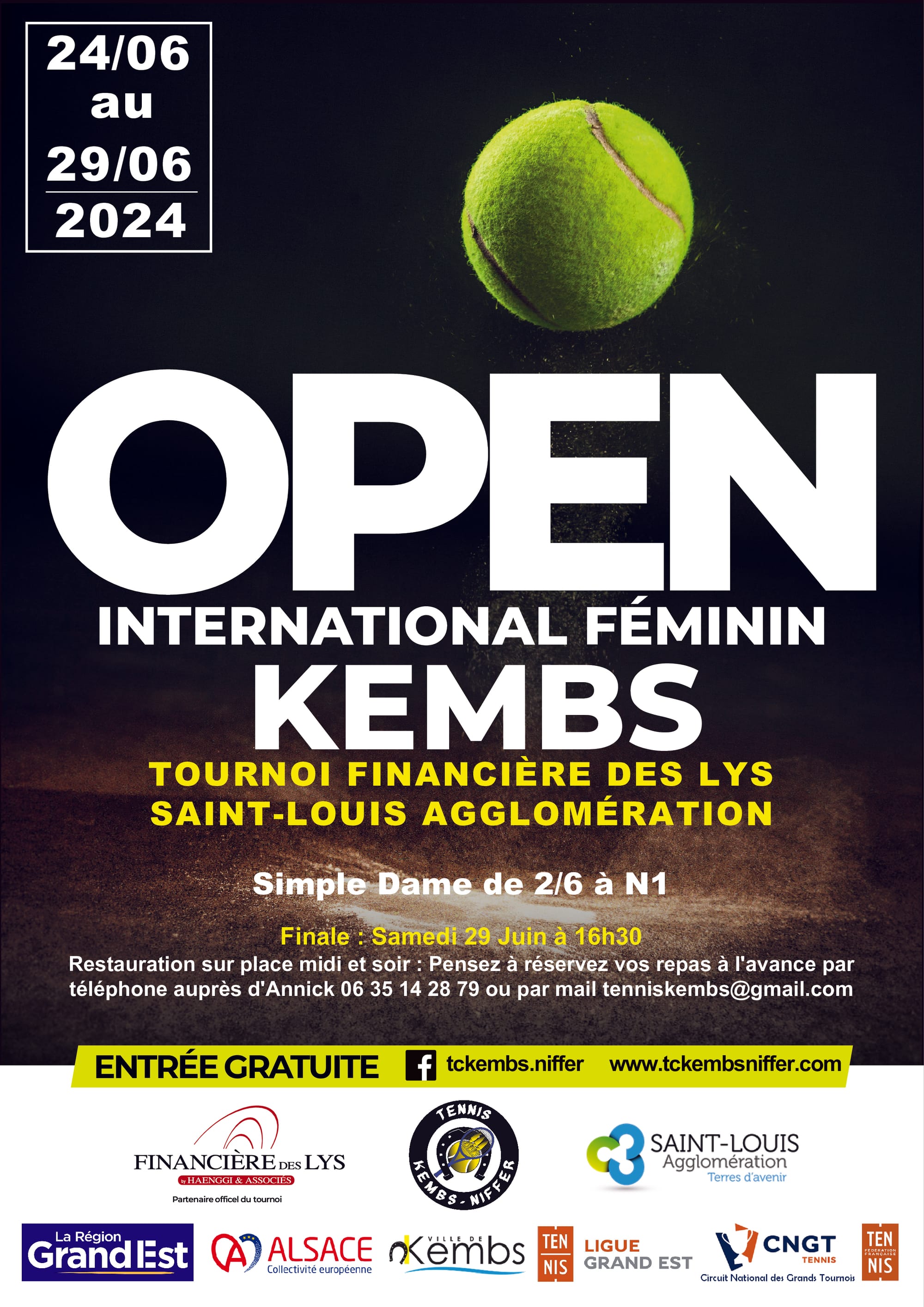 Affiche du tournoi 2024