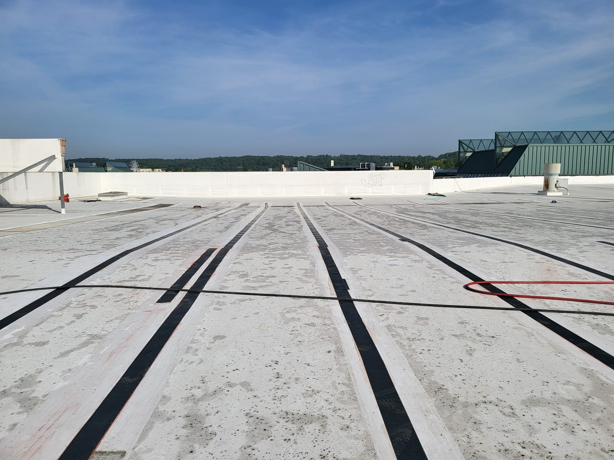 Aged Thermoplastic membrane repairs