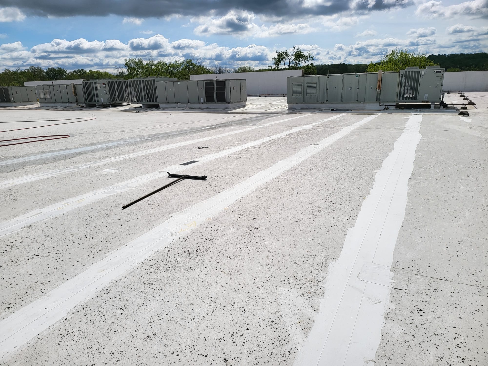 Aged Thermoplastic membrane repairs