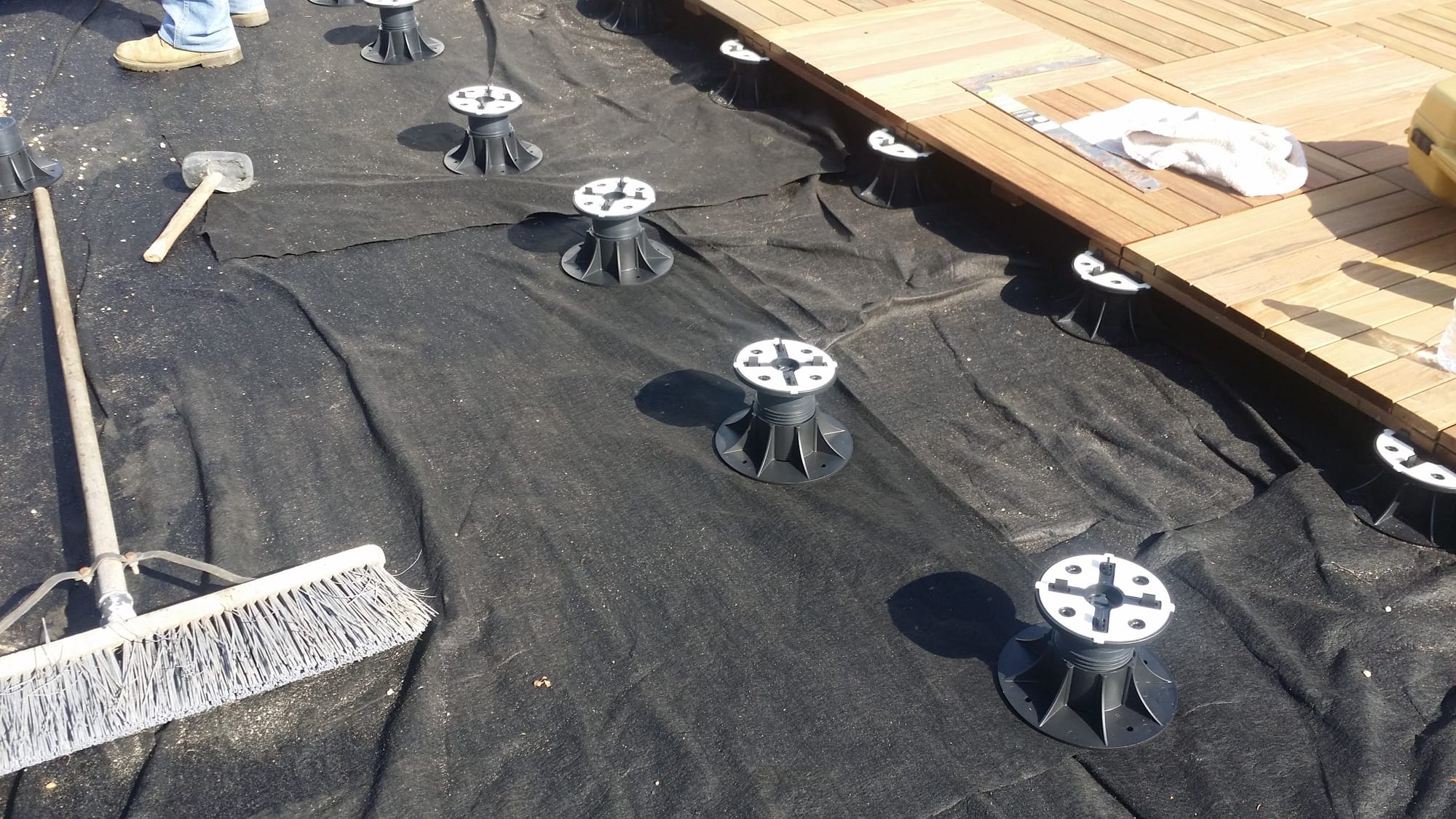 Green Roof System KEE Thermoplastic single ply membrane system.