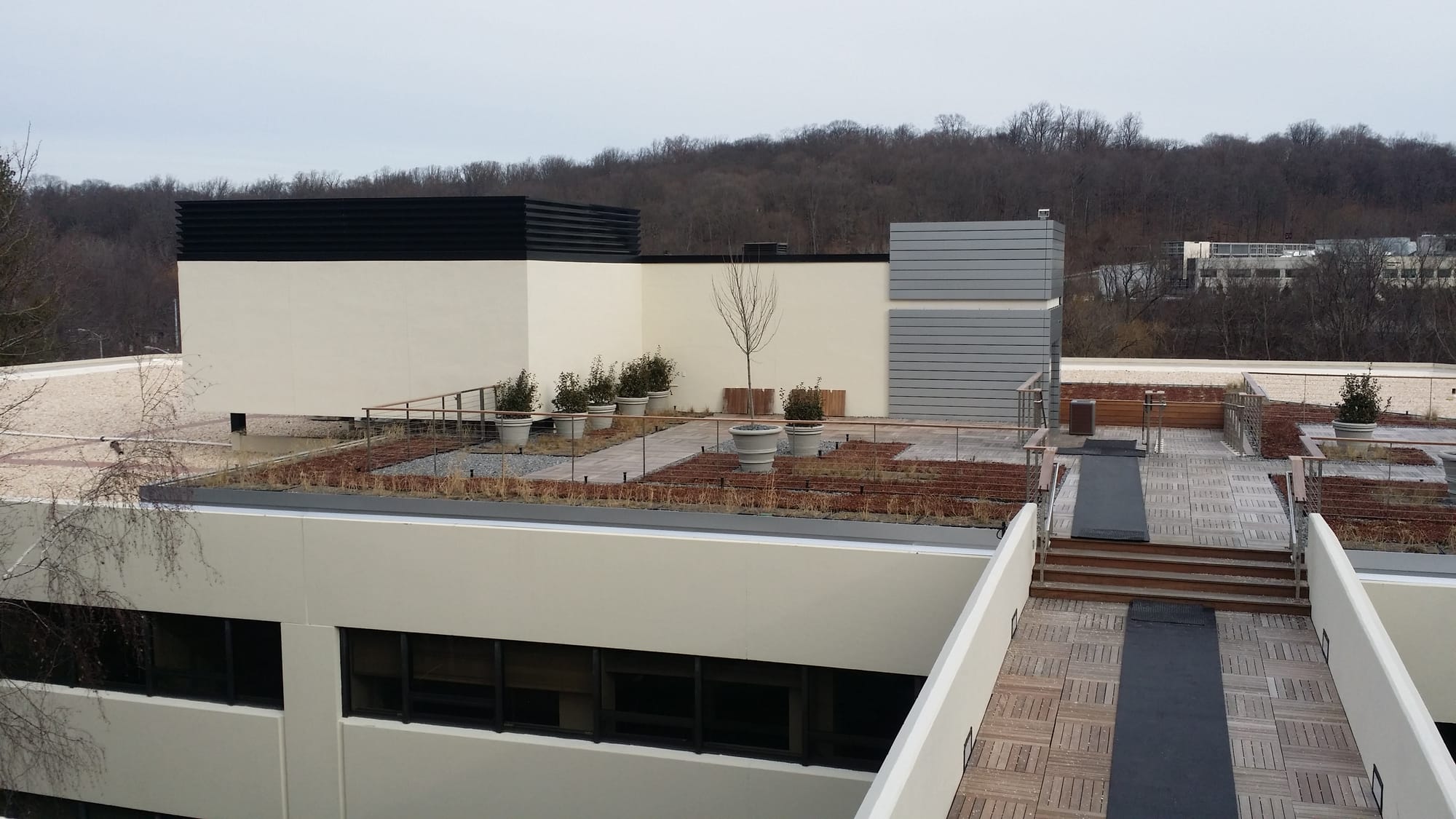 Green Roof System KEE Thermoplastic single ply membrane system.