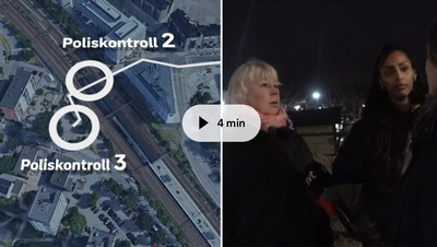 Samuel kontrollerades av polis tre gånger på väg till fotbollsträningen