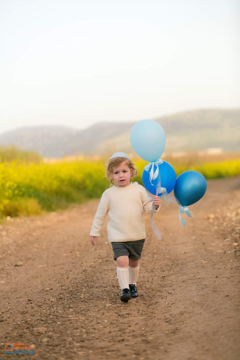 רגע לפני שהבייבי שלנו נהפך מפעוט לגבר קטנטן ניצור מזכרת בלתי נשכחת מהשיער שעוד רגע ונגזר.