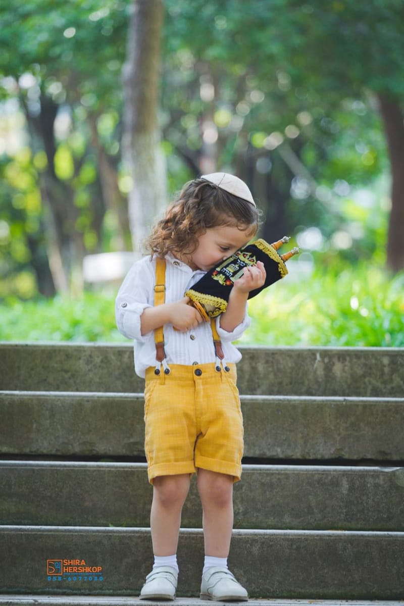 רגע לפני שהבייבי שלנו נהפך מפעוט לגבר קטנטן ניצור מזכרת בלתי נשכחת מהשיער שעוד רגע ונגזר.