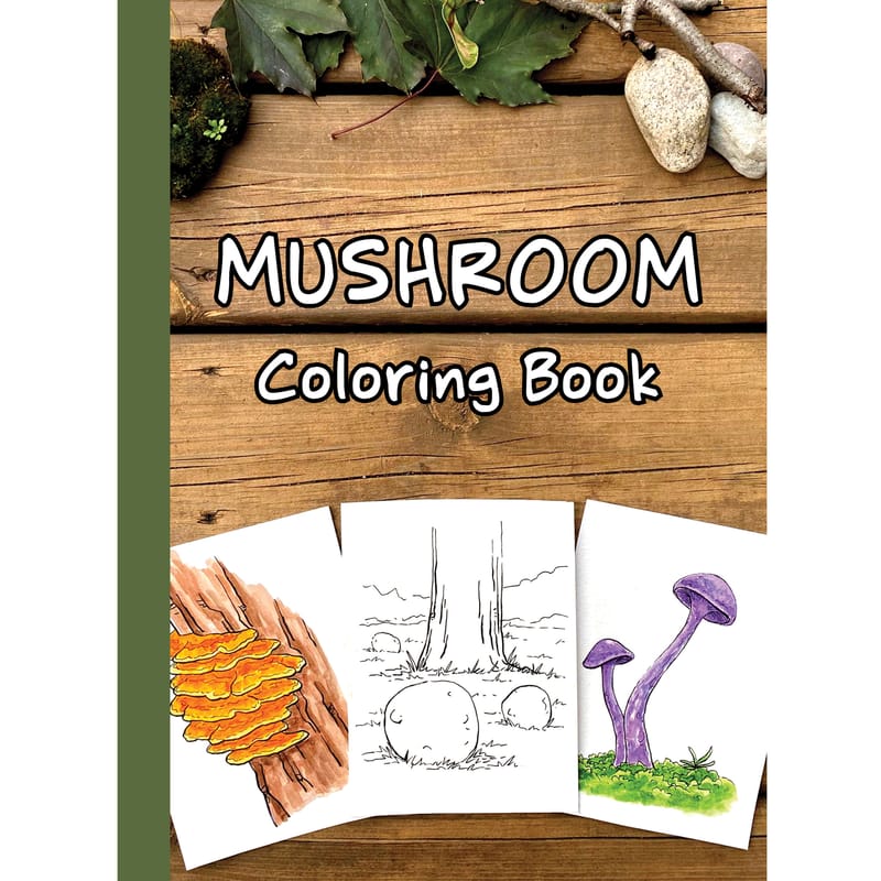 Mushroom Coloring Book