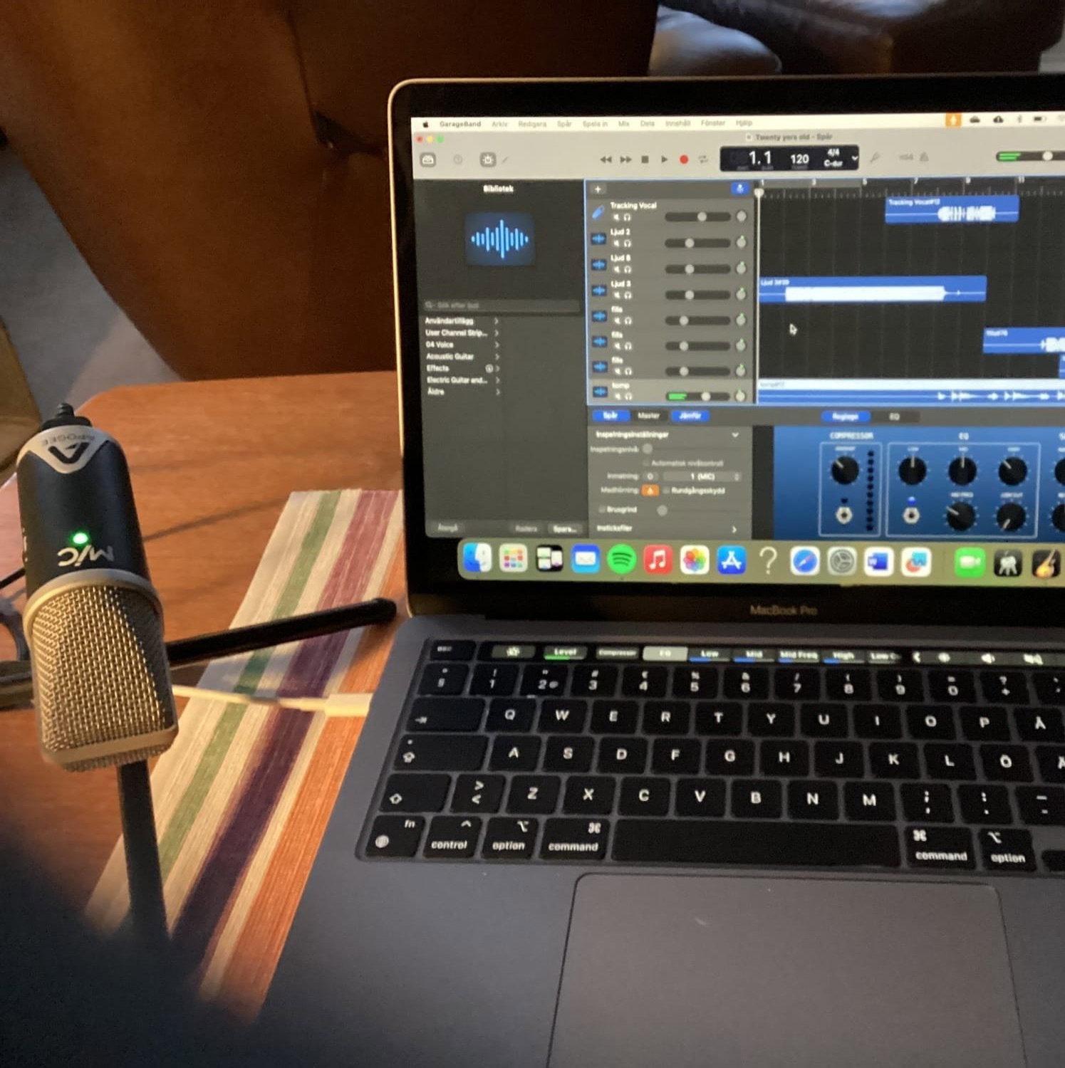 Mac book pro och mic Apogee