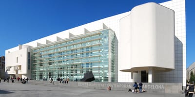The MACBA, or Museum of Contemporary Art of Barcelona