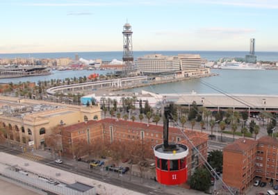The Barcelona cable car