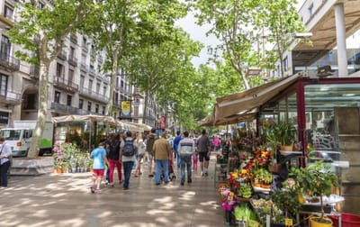 The Rambla of Barcelona