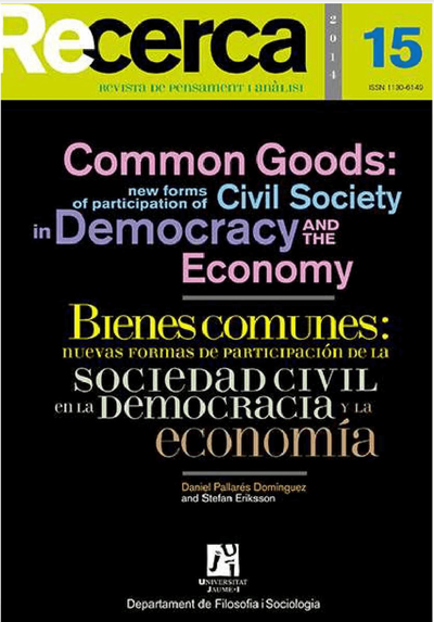 [Artículo] Civil society participation in the management of the common good: a case of ethics in biological resource centres