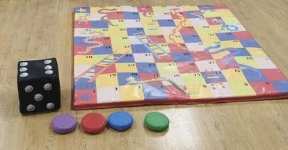 Large snakes and ladders