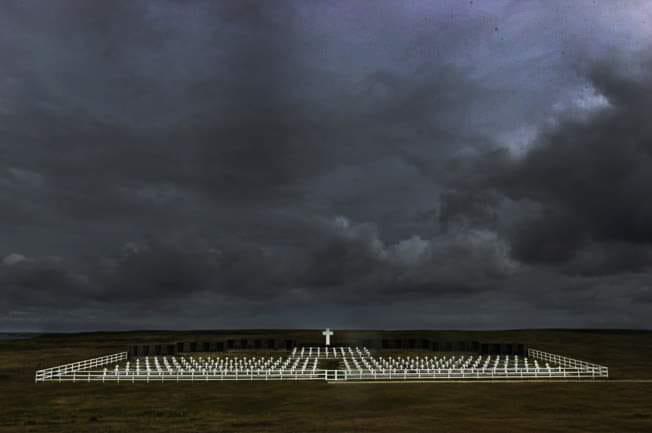 ISLAS MALVINAS Cementerio Argentino de Darwin