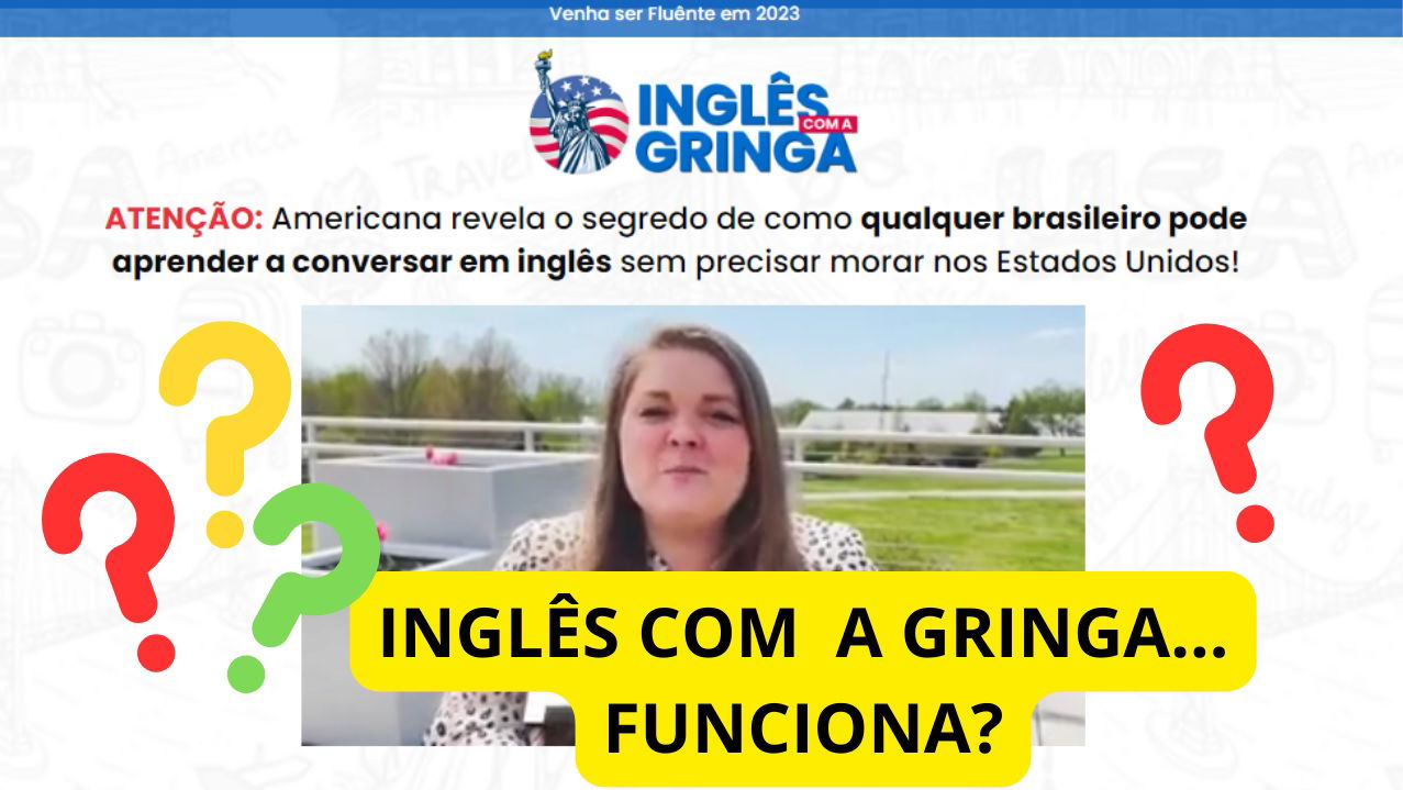 APRENDA INGLÊS COM A GRINGA