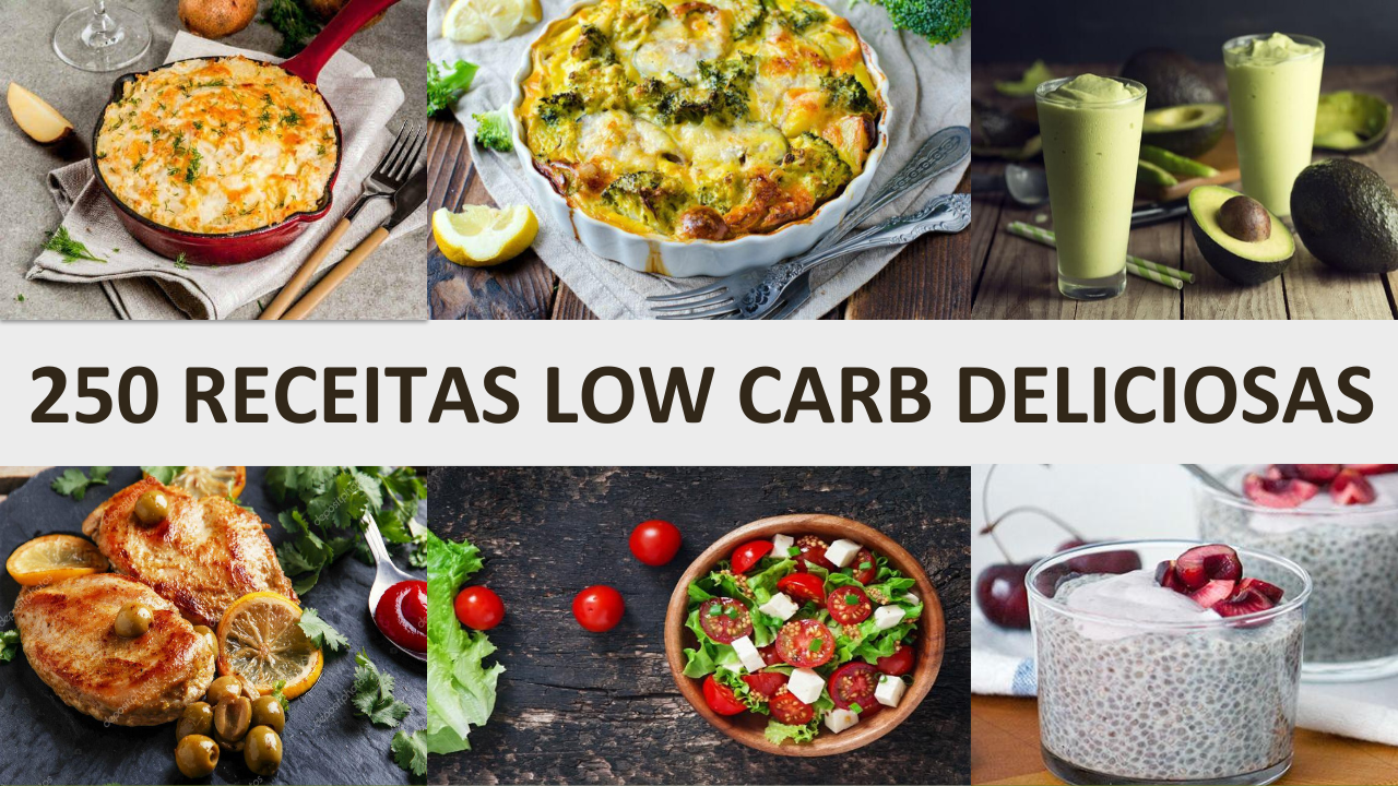 SEQUE EM 4 SEMANAS - 250 RECEITAS LOW CARB