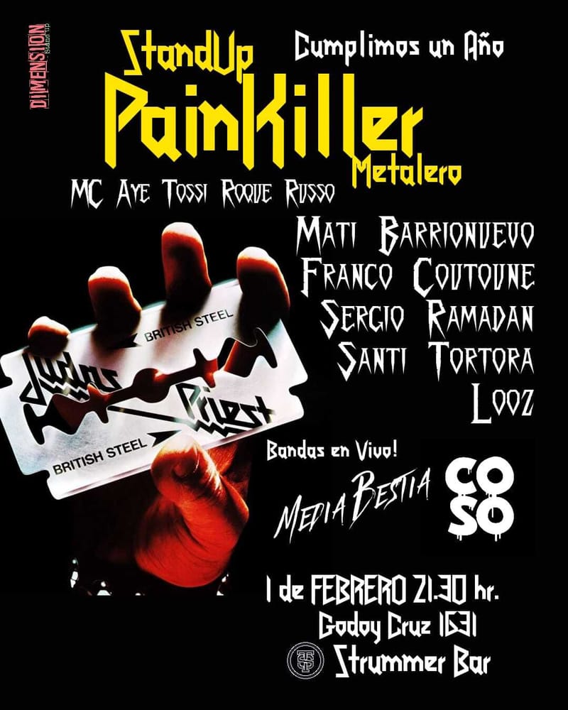 Painkiller Standup Comedy cumple 1 año