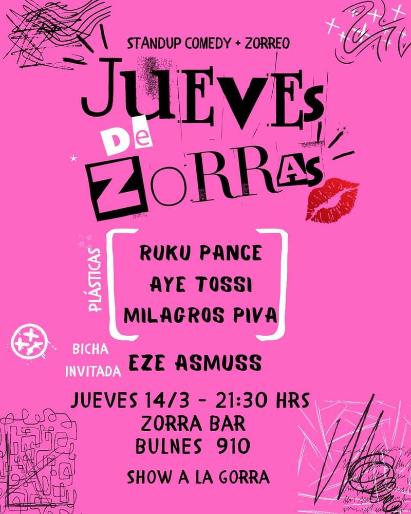 💅🏻 JUEVES DE Z0RR4S 💅🏻 - Stand Up + Zorreo 14/03