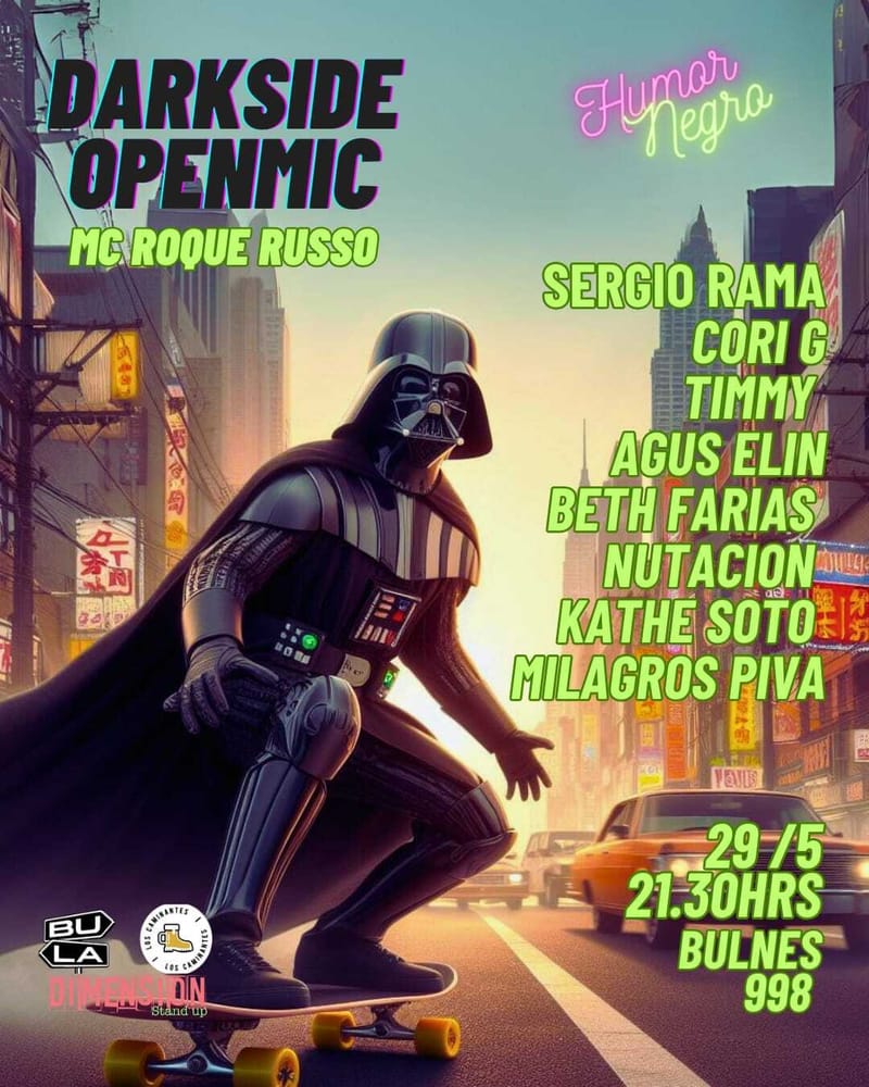 ☠️DARKSIDE HUMOR NEGRO OPENMIC ☠️ 29/05