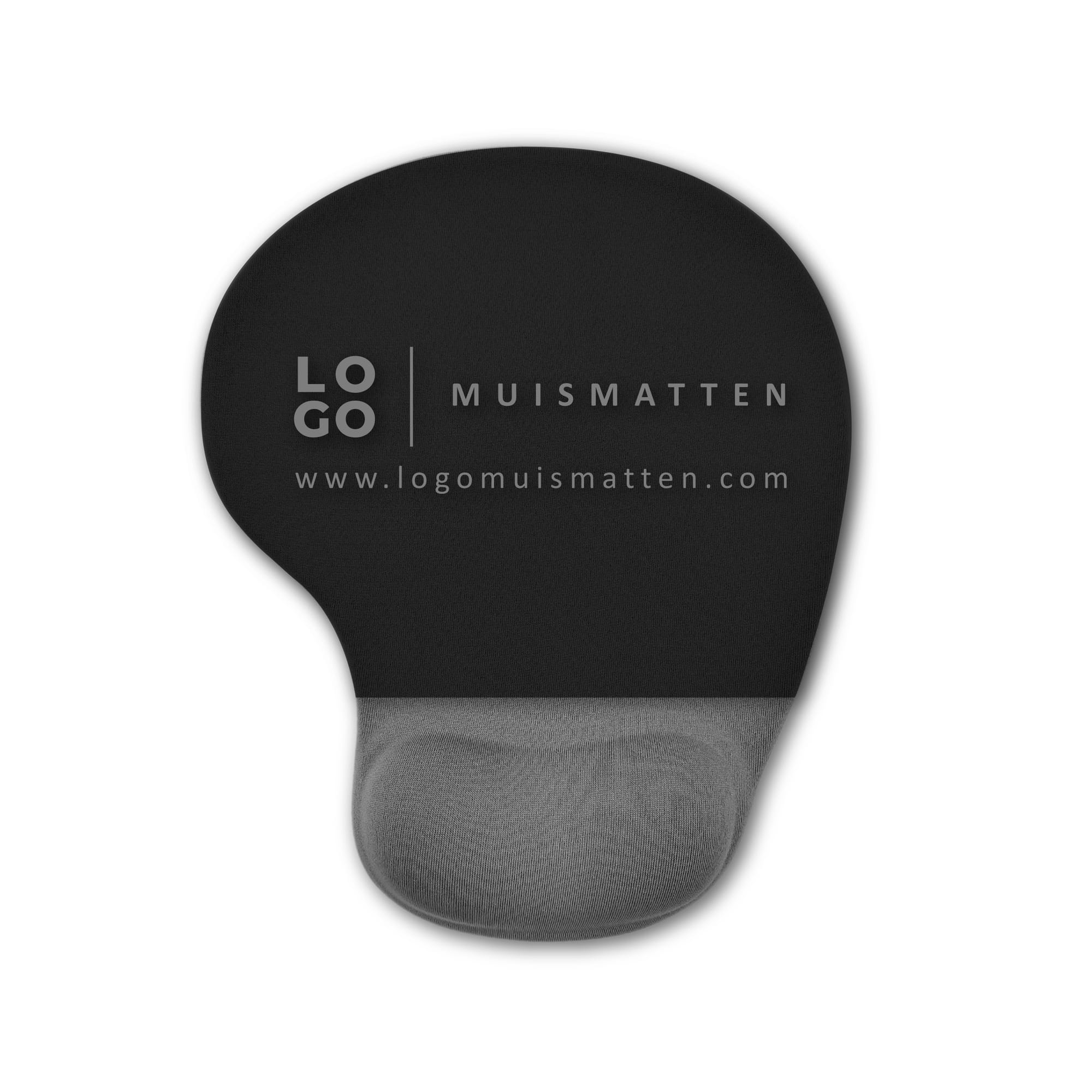 WEISSES GEL-MOUSEPAD ZUR SUBLIMATION / WEISS / FARBVERLAUF / 2 FARBEN