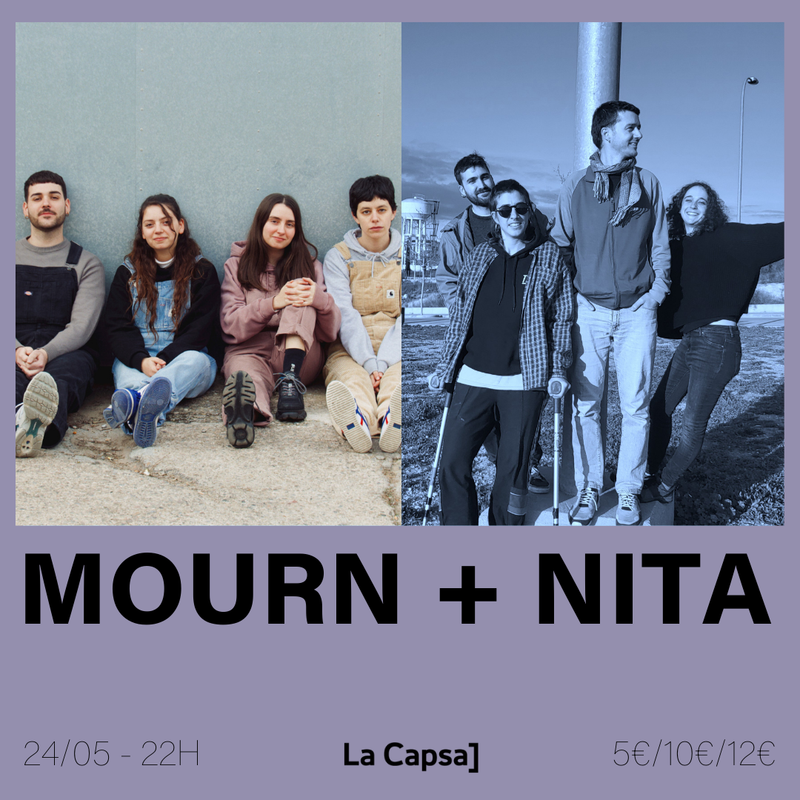 Concert de MOURN + NITA  al Prat del Llobregat