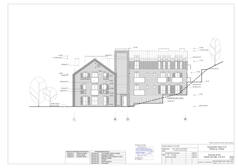 Apartment house project in Polocko str. Vilnius, LT