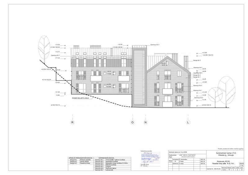 Apartment house project in Polocko str. Vilnius, LT