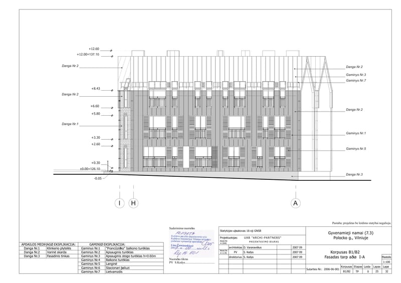 Apartment house project in Polocko str. Vilnius, LT