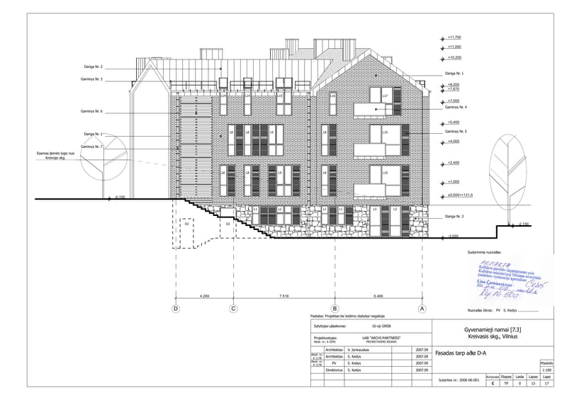 Apartment house project in Polocko str. Vilnius, LT