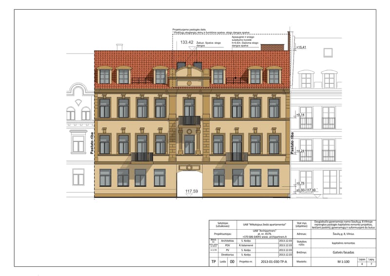 Major repairs in Vilnius old town, LT