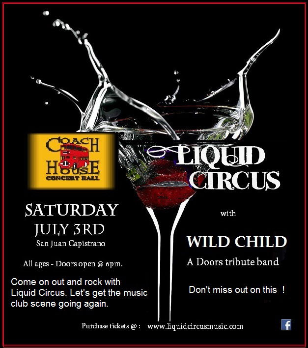 LIVE MUSIC IS BACK AT THE COACH HOUSE!!!