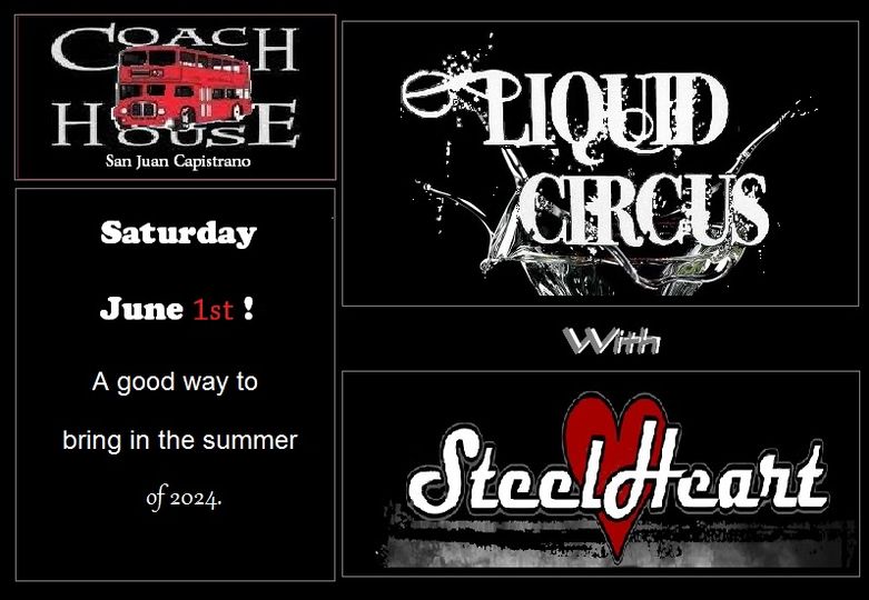 Liquid Circus at the Coach House