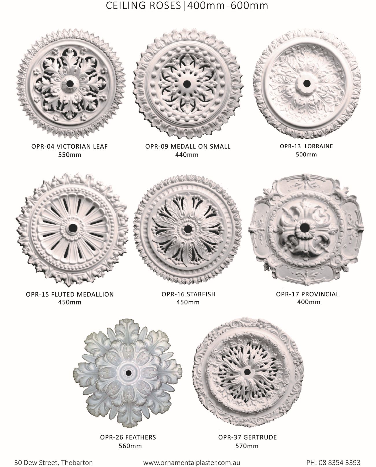 Ornamental Ceiling Roses