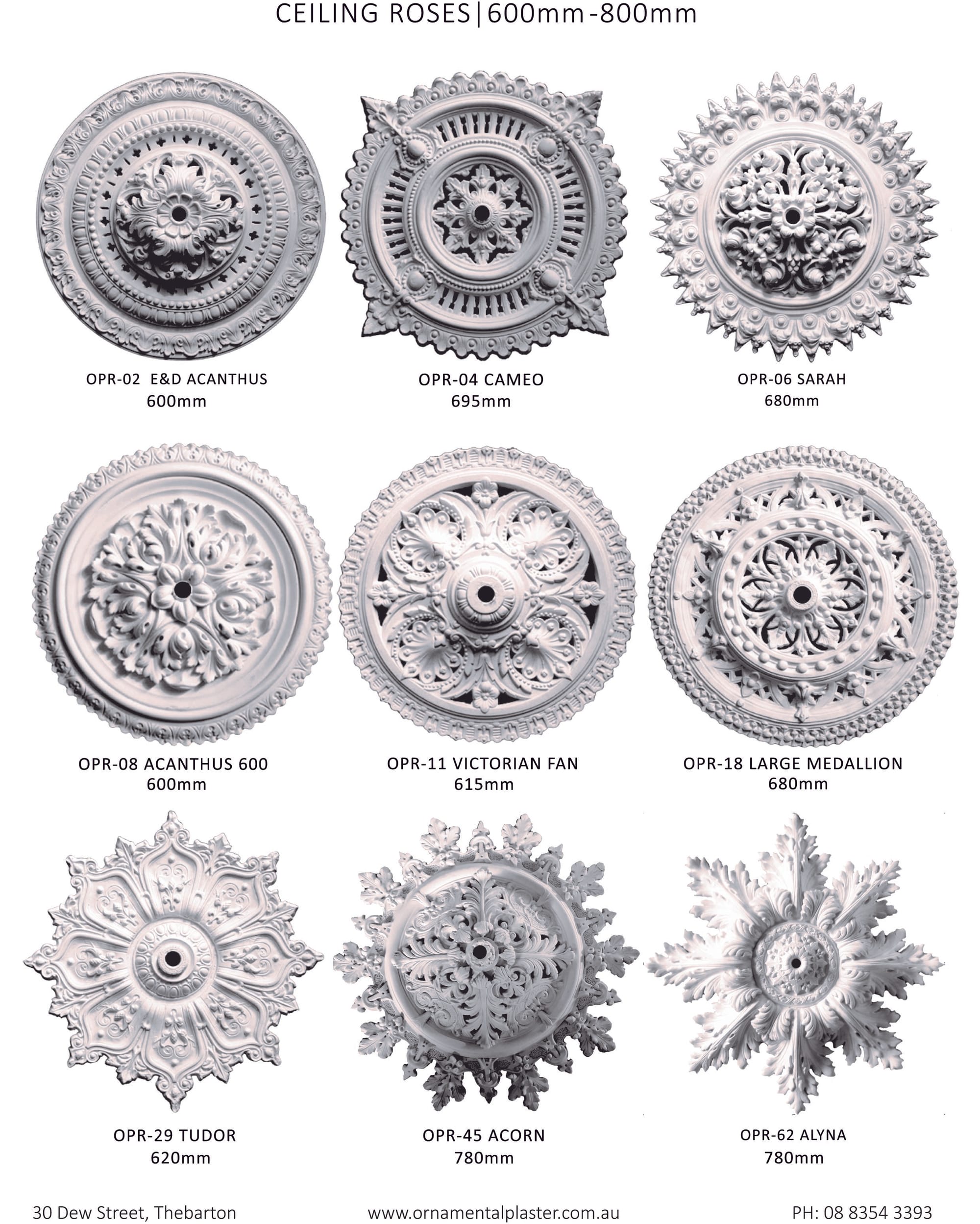 Ornamental Ceiling Roses