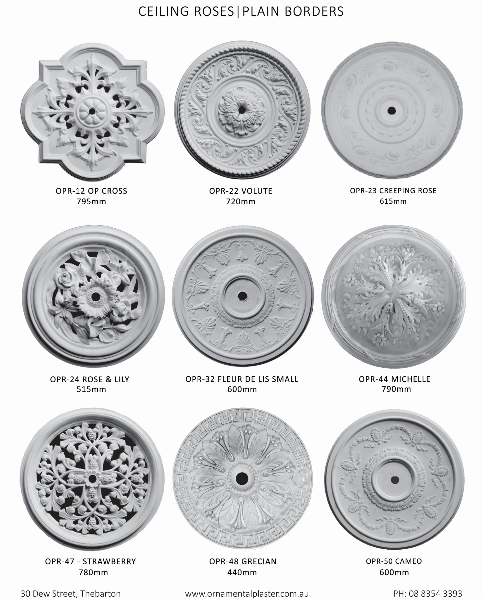 Ornamental Ceiling Roses