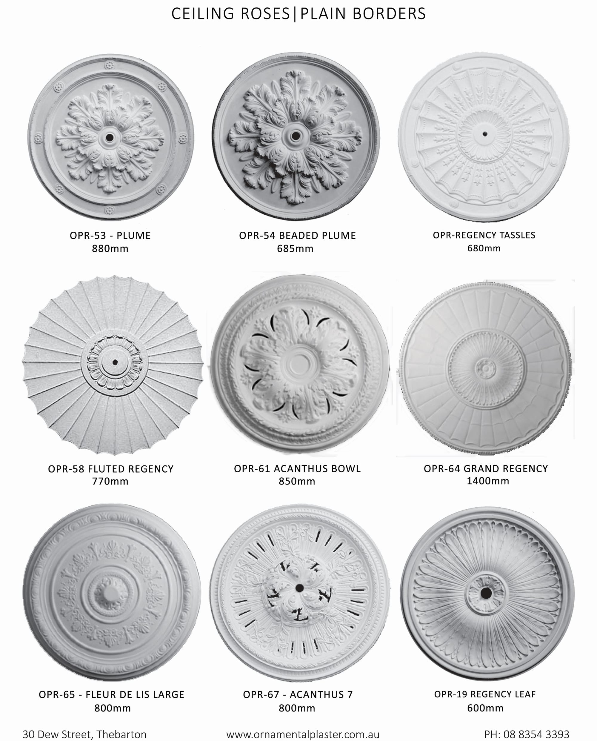 Ornamental Ceiling Roses